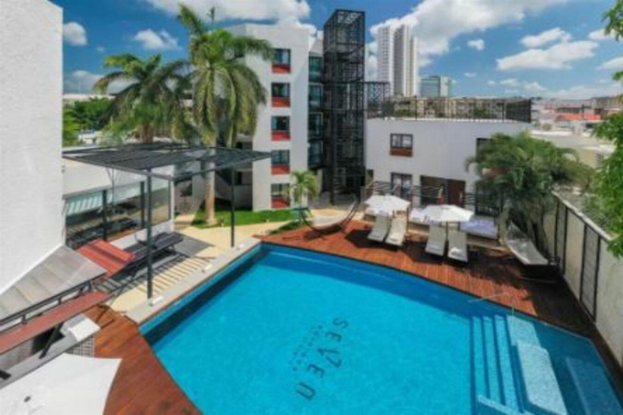 Seven Boutique Apartments Cancún Exterior foto