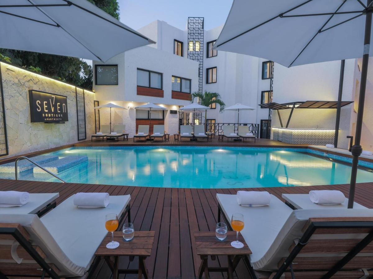 Seven Boutique Apartments Cancún Exterior foto