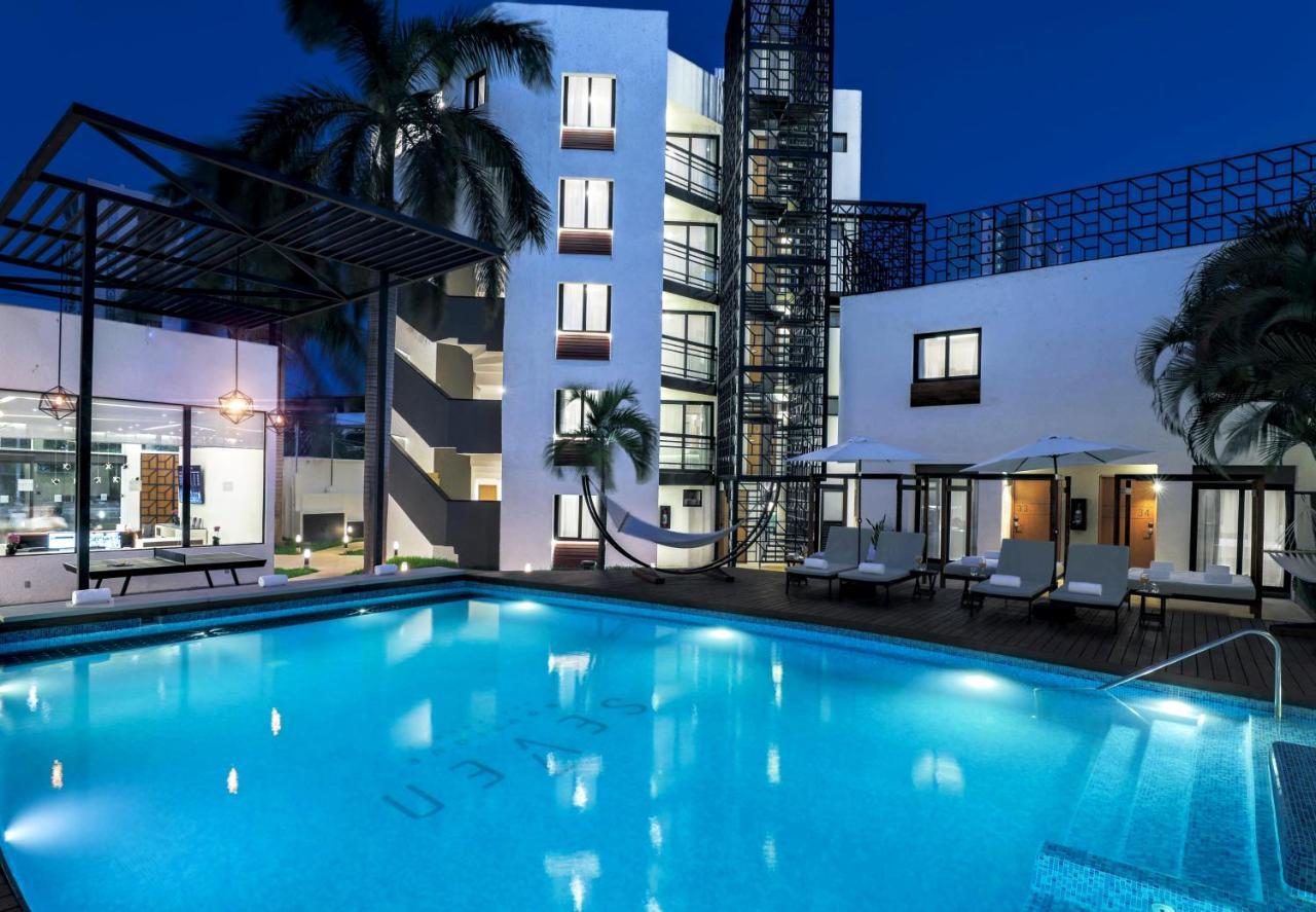 Seven Boutique Apartments Cancún Exterior foto