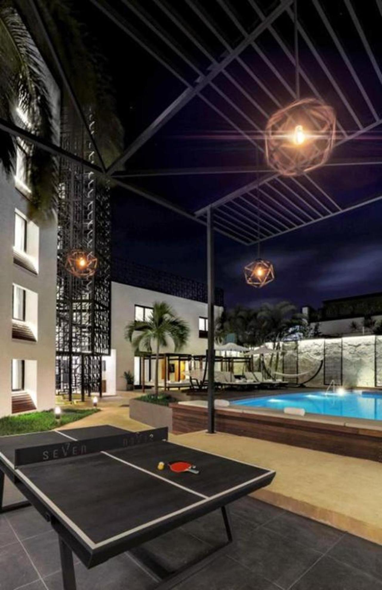 Seven Boutique Apartments Cancún Exterior foto