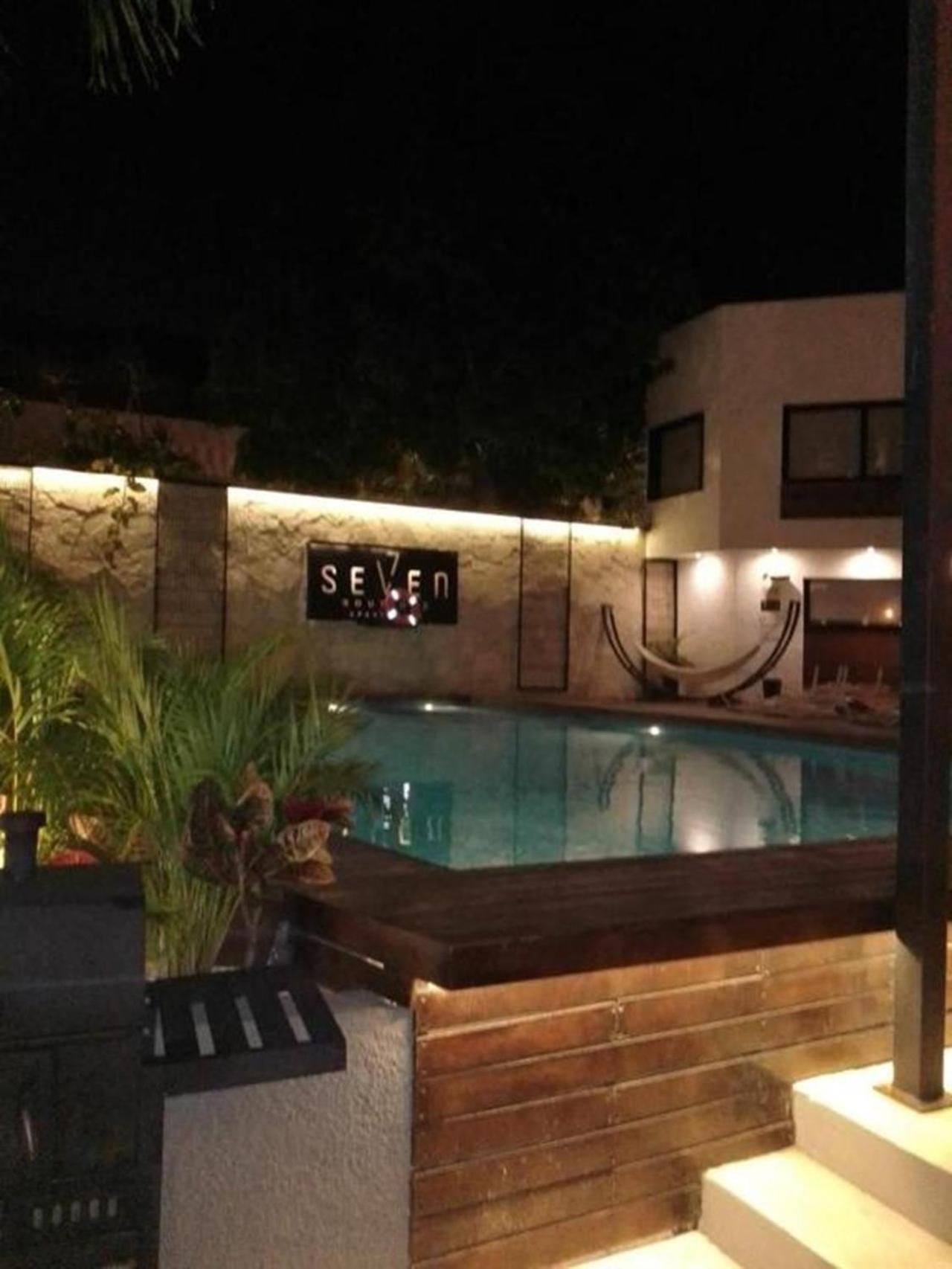 Seven Boutique Apartments Cancún Exterior foto
